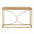 Console en bois et métal doré 120x40x80 cm