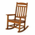 Chaise berçante en bois d'acacia pour extérieur