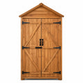 Abri en bois de sapin avec double porte 180x75x200 cm